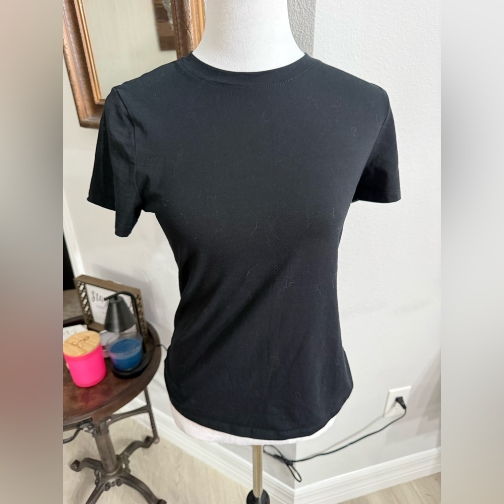 a new day Black Short Sleeve Tee